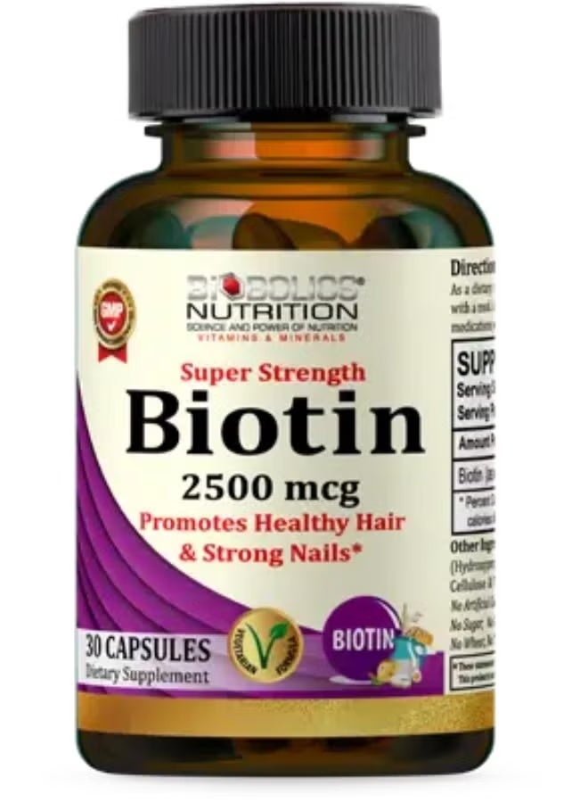 BIOBOLICS Biobolics Biotin 2500mcg (Healthy Hair and strong nail)